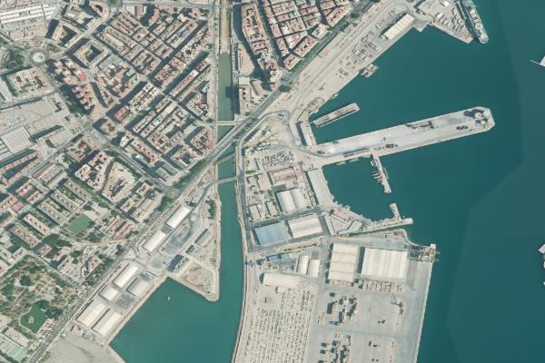 Vista aérea de garaje en Rincon de la Victoria (Málaga)
