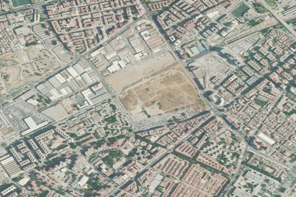 Vista aérea de garaje en Fuengirola (Málaga)