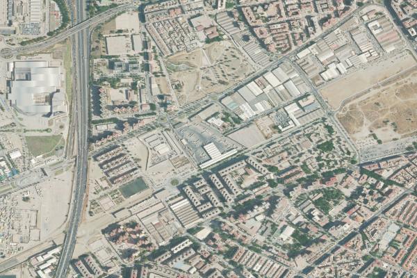 Vista aérea de vivienda en Estepona (Málaga)
