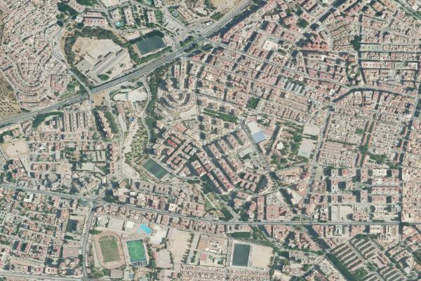 Vista aérea de trastero en Marbella (Málaga)