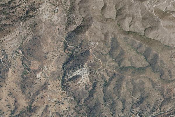 Vista aérea de vivienda en Villanueva de la Concepcion (Málaga)