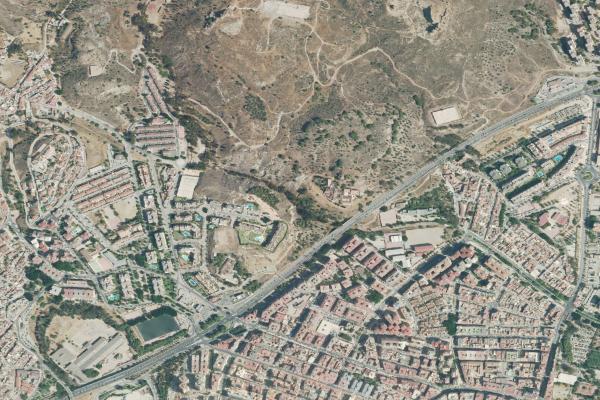 Vista aérea de vivienda en Villanueva de la Concepcion (Málaga)