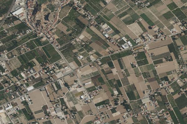 Vista aérea de vivienda en Archena (Murcia)
