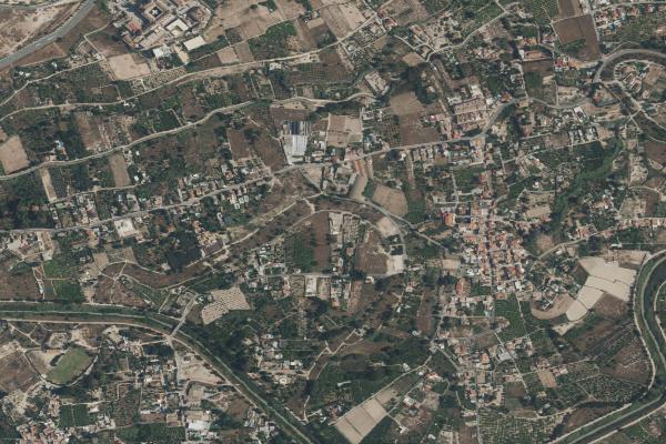Vista aérea de vivienda en Murcia (Murcia)