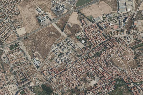 Vista aérea de finca rústica en Mula (Murcia)