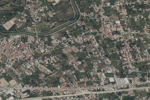 Vista aérea de vivienda en Murcia (Murcia)
