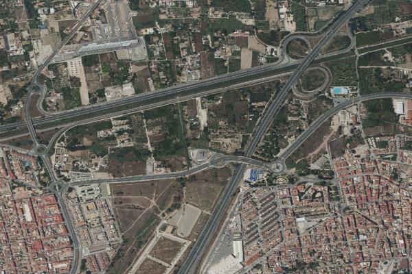 Vista aérea de vivienda en Molina de Segura (Murcia)
