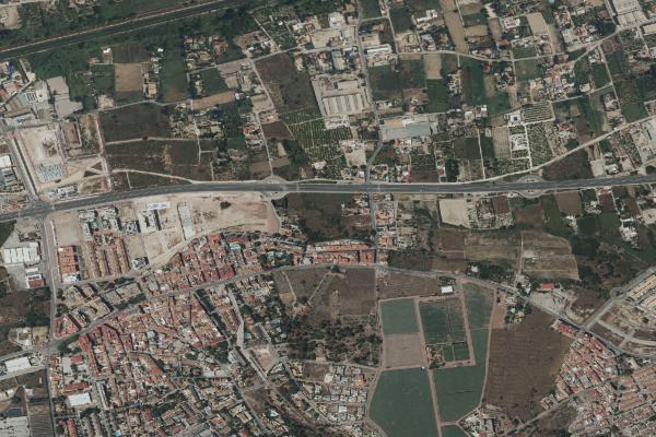 Vista aérea de vivienda en Molina de Segura (Murcia)