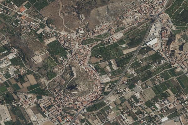 Vista aérea de vivienda en Las Torres de Cotillas (Murcia)