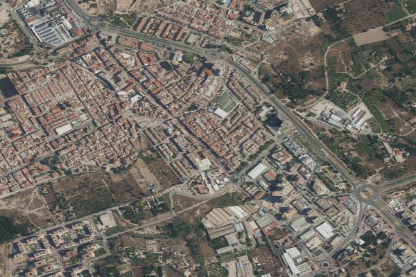 Vista aérea de vivienda en Molina de Segura (Murcia)