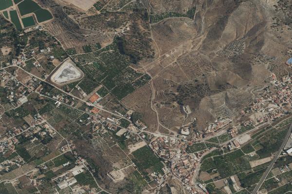 Vista aérea de solar en Murcia (Murcia)