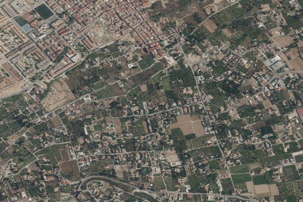 Vista aérea de vivienda en Murcia (Murcia)