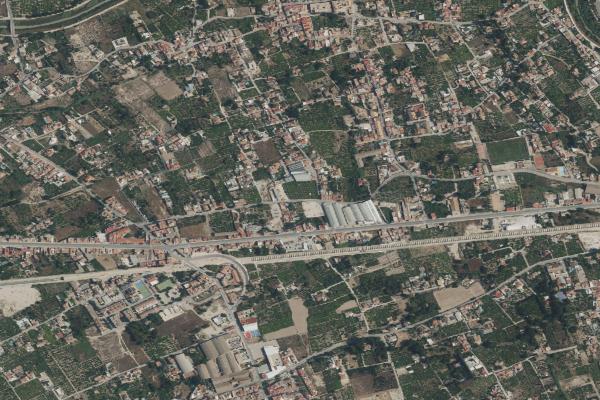 Vista aérea de vivienda en Murcia (Murcia)