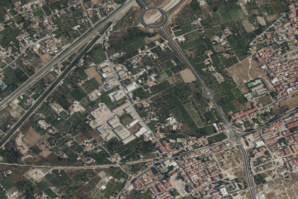 Vista aérea de finca rústica en Murcia (Murcia)