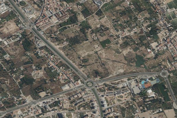 Vista aérea de vivienda en Murcia (Murcia)