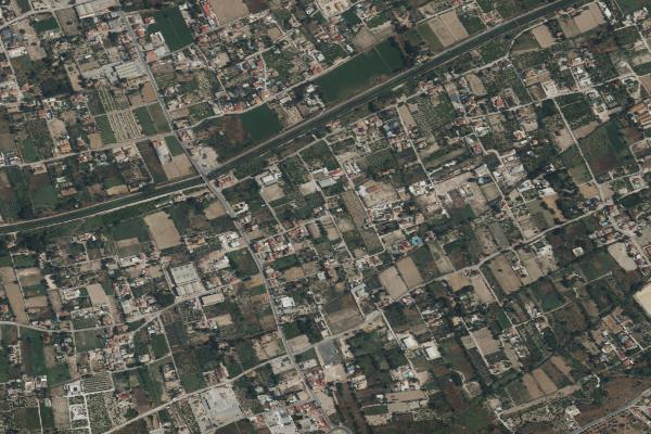 Vista aérea de vivienda en Bullas (Murcia)