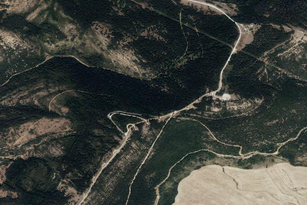 Vista aérea de inmueble en Falces (Navarra)