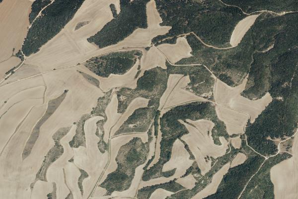 Vista aérea de vivienda en Alsasua (Navarra)