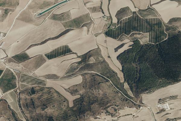 Vista aérea de vivienda en Estella (Navarra)