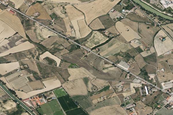 Vista aérea de inmueble en Saldaña (Palencia)