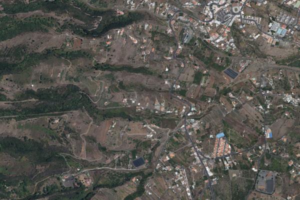 Vista aérea de vivienda en Santiago del Teide (Santa Cruz de Tenerife)