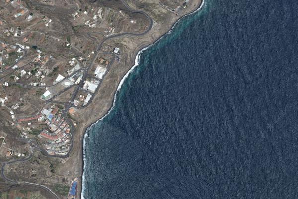 Vista aérea de solar en La Guancha (Santa Cruz de Tenerife)