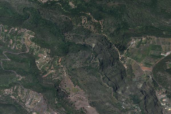 Vista aérea de finca rústica en San Cristobal de La Laguna (Santa Cruz de Tenerife)