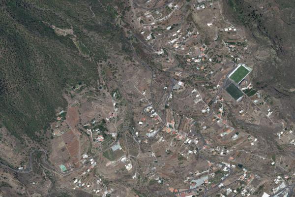Vista aérea de vivienda en El Rosario (Santa Cruz de Tenerife)