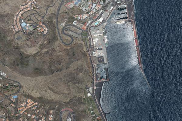 Vista aérea de vivienda en Adeje (Santa Cruz de Tenerife)