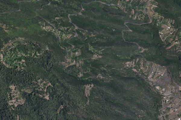 Vista aérea de finca rústica en Breña Alta (Santa Cruz de Tenerife)