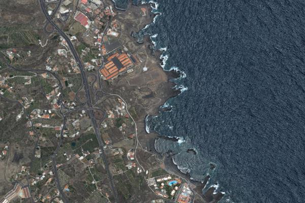 Vista aérea de finca rústica en Tacoronte (Santa Cruz de Tenerife)