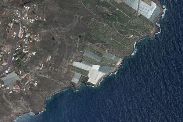 Vista aérea de vivienda en Adeje (Santa Cruz de Tenerife)