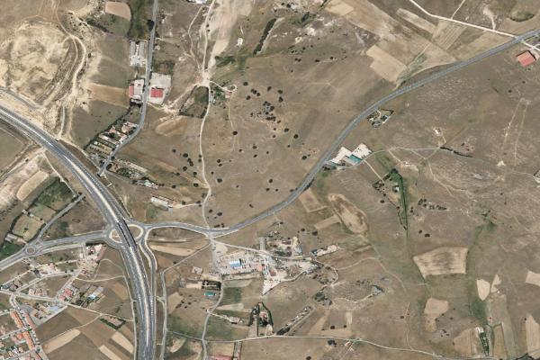 Vista aérea de inmueble en Grajera (Segovia)