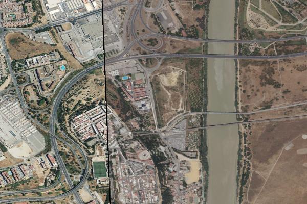 Vista aérea de inmueble en Guadalcanal (Sevilla)