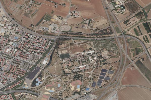 Vista aérea de vivienda en Sevilla (Sevilla)
