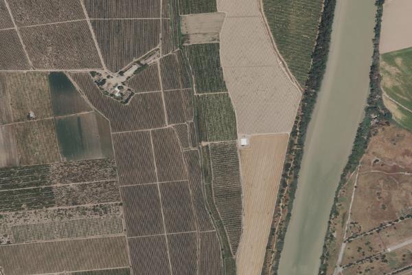 Vista aérea de garaje en Salteras (Sevilla)