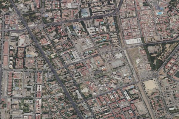Vista aérea de solar en Alanis (Sevilla)