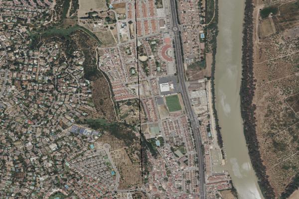 Vista aérea de local comercial en Estepa (Sevilla)