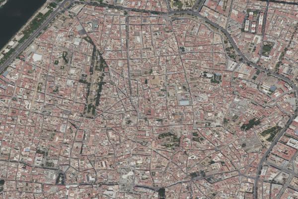 Vista aérea de vivienda en Gines (Sevilla)