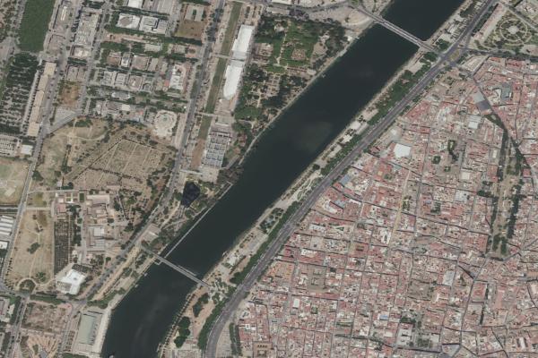 Vista aérea de vivienda en La Algaba (Sevilla)