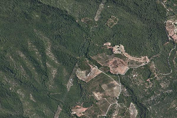 Vista aérea de inmueble en Roda de Barà (Tarragona)