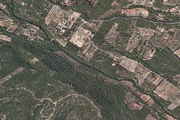 Vista aérea de inmueble en Vilallonga del camp (Tarragona)
