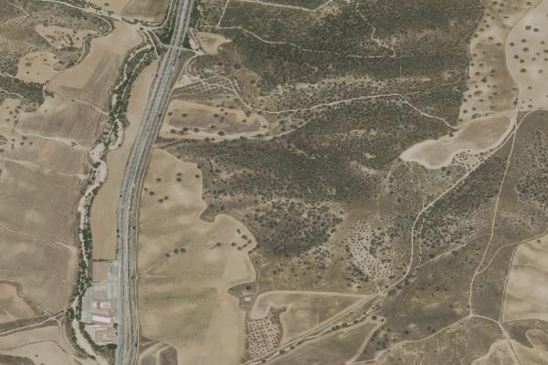 Vista aérea de vivienda en Sonseca (Toledo)