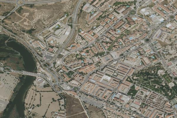 Vista aérea de vivienda en Sonseca (Toledo)
