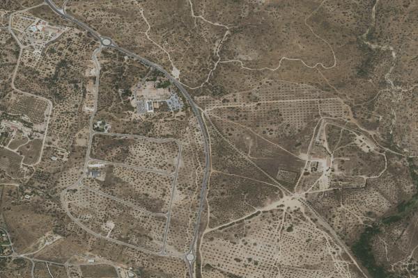 Vista aérea de vivienda en Villacañas (Toledo)