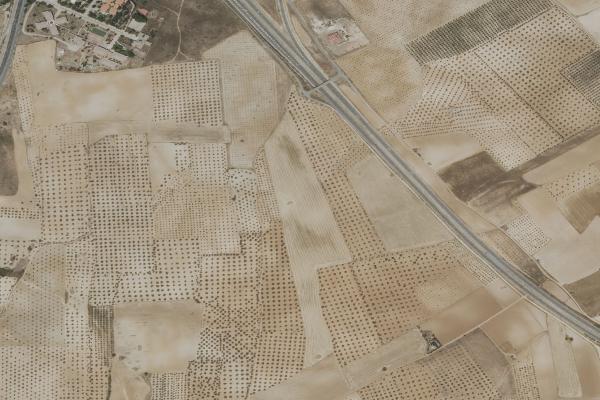 Vista aérea de vivienda en Borox (Toledo)