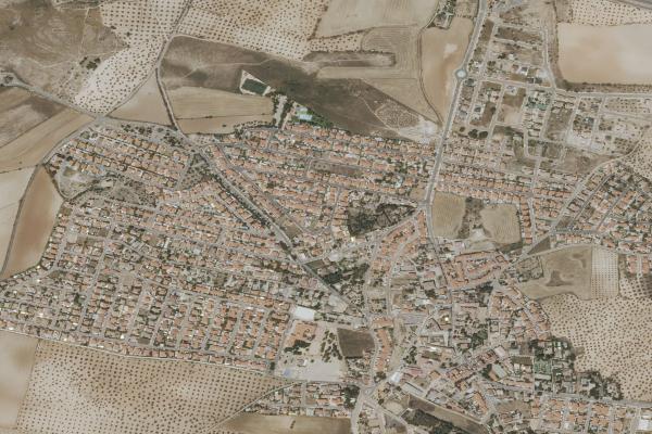 Vista aérea de finca rústica en Navalmorales (los) (Toledo)