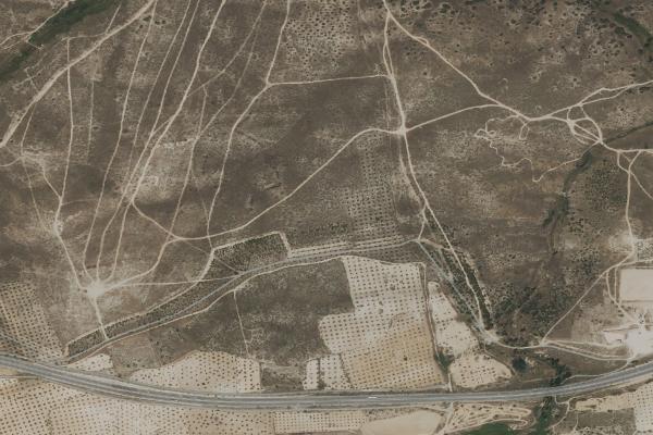 Vista aérea de vivienda en Yuncos (Toledo)