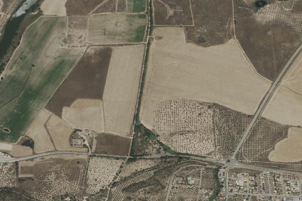Vista aérea de vivienda en Yuncos (Toledo)