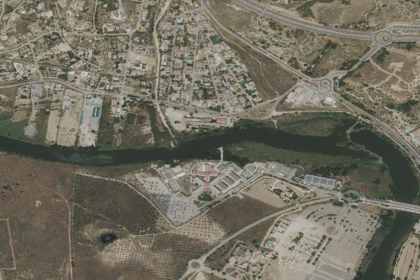 Vista aérea de vivienda en Numancia de la Sagra (Toledo)